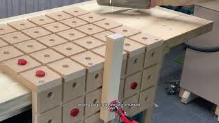 Portable Mobile Woodworking Workbench Cnc Machined Perfect Workshop Set Up