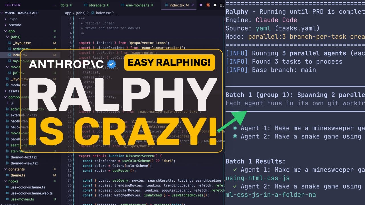 Ralphy + OpenCode, Claude Code: Это RALPH LOOPS НА СТЕРОИДАХ!