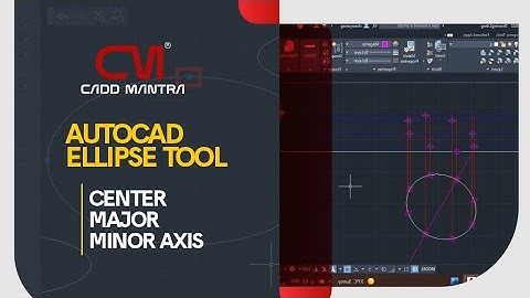 How to Use Ellipse Command in AutoCAD | Center, Major Axis, Minor Axis (Step-by-Step Guide)
