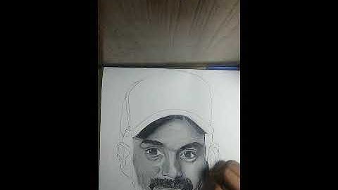 KL RAHUL part—2 drawing step by step