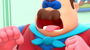 Minum Obat - Medicine | Full Episode! | Hero Dad - Ayah Pahlawan | Kartun Lucu Anak Bayi