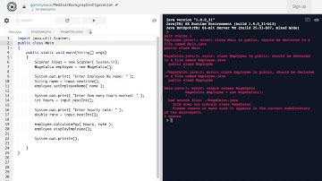 error: class is public, should be declared in file