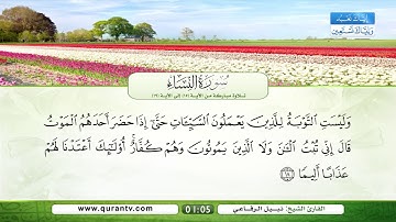 سورة النساء | تلاوة مباركة من الآية 15 إلى الآية 19 | بصوت القارئ الشيخ نبيل الرفاعي
