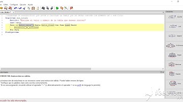 Pseudocódigo con estructura cíclica