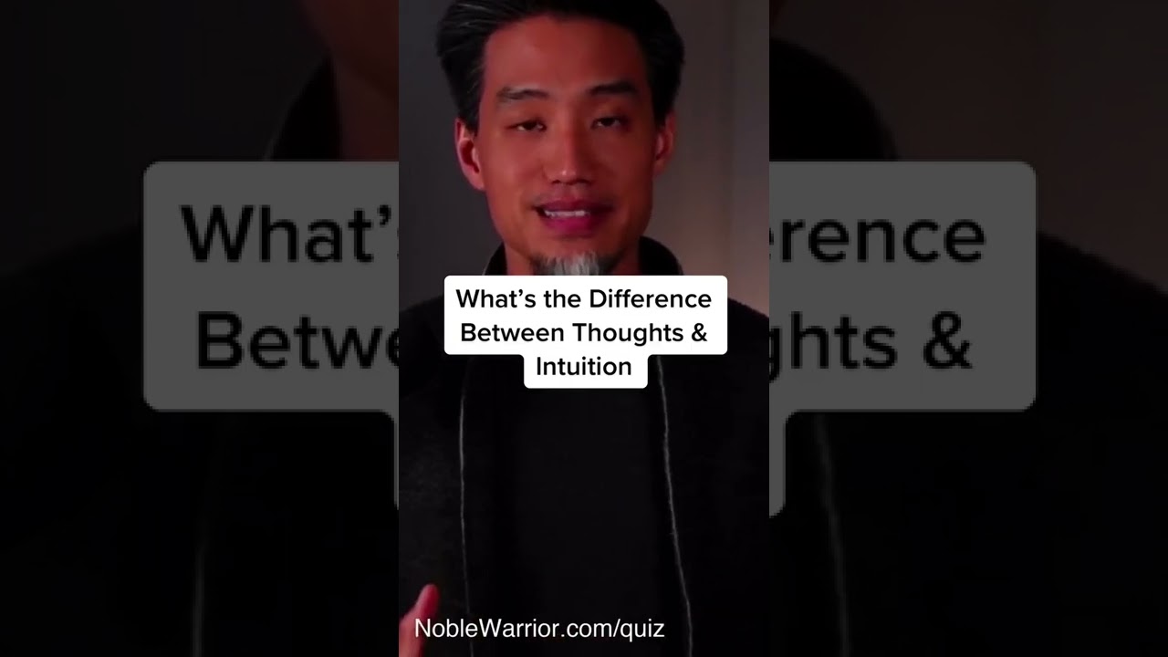 What’s the difference between your thoughts and intuition? #fyp #higherself #intuition