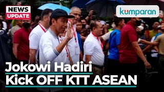 Jokowi Hadiri Kick Off Keketuaan KTT ASEAN RI 2023 Pakai Sepeda