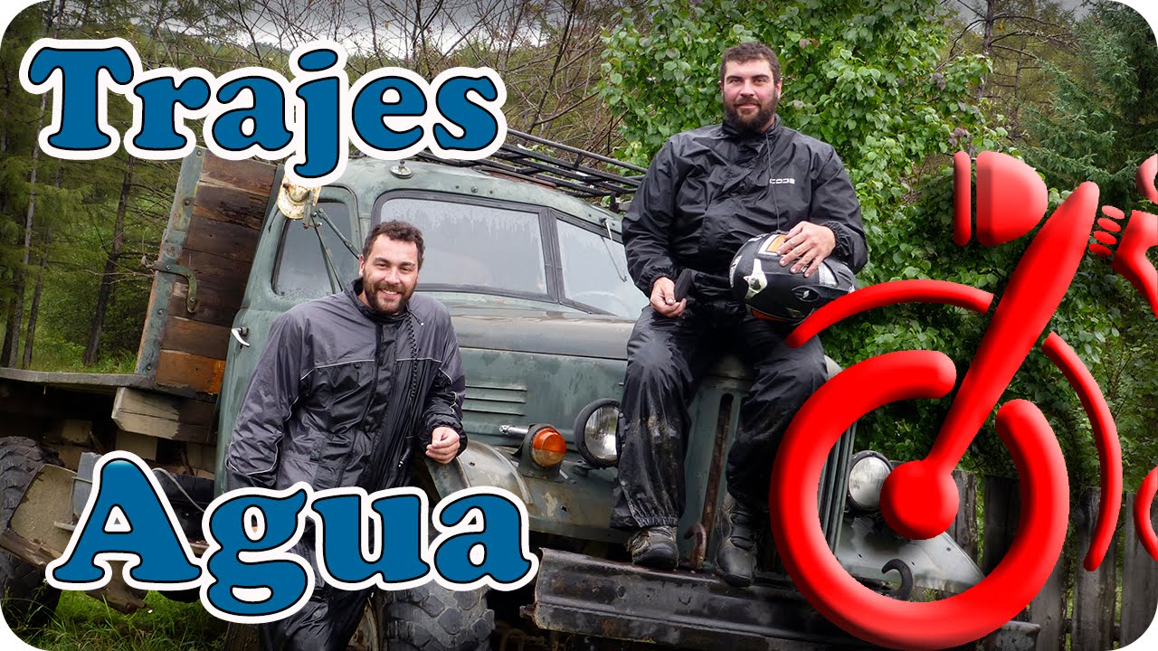 Traje de agua moto. Ropa de agua viajar en - YouTube