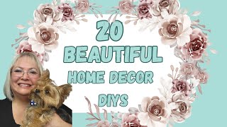 20 BEAUTIFUL HOME DECOR DIYS