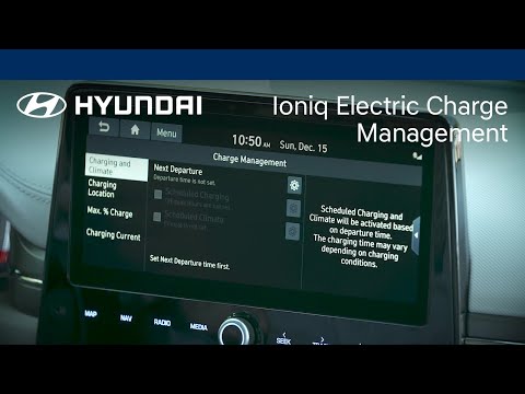 Charge Management| Ioniq Electric | Hyundai