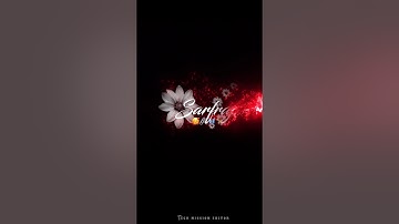 How to make name art video in alight motion | name art video editing #nameart #tutorial #trending