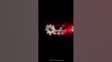 How to make name art video in alight motion | name art video editing #nameart #tutorial #trending