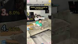 Hidden speaker prank🤣🤣🤣#fyp #viral #funny #prank #scared