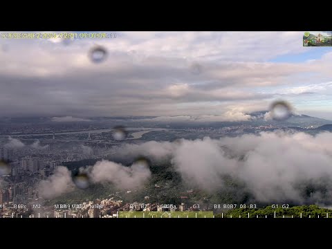 CCUAGS彩虹監測即時影像-臺北盆地環景LIVE — webcam en direct (Taïwan)