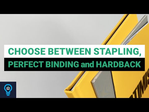 CHOOSE BETWEEN STAPLING, PERFECT BINDING or HARDBACK ??? for your next print project at Ex Why Zed