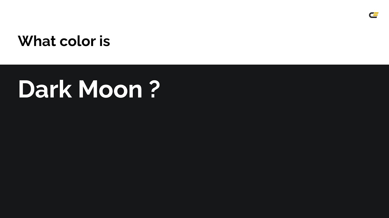 Dark Moon color 161718 hex color Grey color Warm color 161718