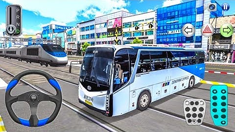 New Kia Express Bus vs Bullet Train - 3D Driving Class - Best Android ios Bus Game 2025