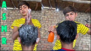 ASMR HEAD MASSAGE BUT FAKE BARBER 💈 ROLE PLAY