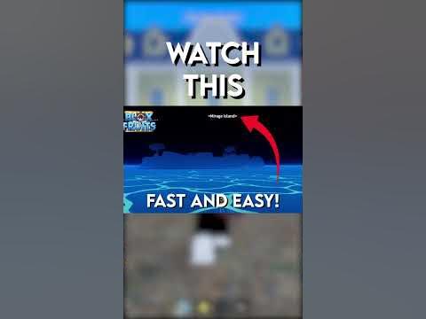 🏝️How to Find Mirage Island *Fast & Easy* (🌊Blox Fruits) #shorts #