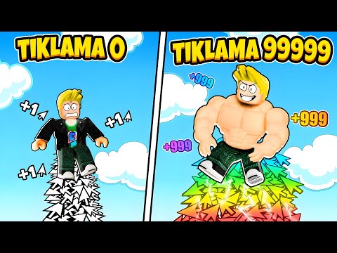 ÇOK TIKLADIM VE GÜÇLENDİM! 😂 Roblox Tap Simulator X