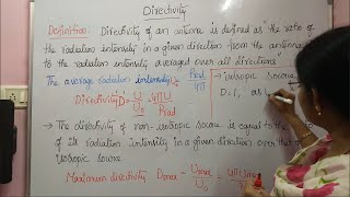 Directivity of Antenna