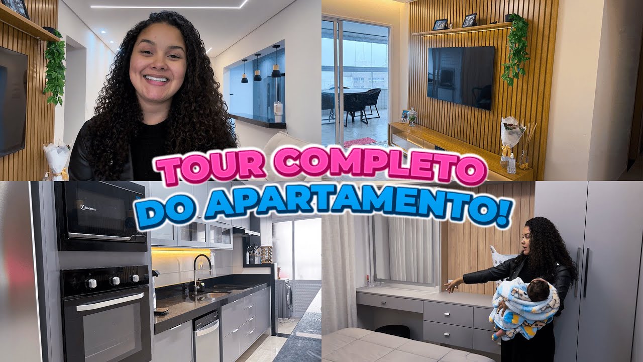 Tour Pelo Apartamento Novo Com Todos os Móveis 🏠