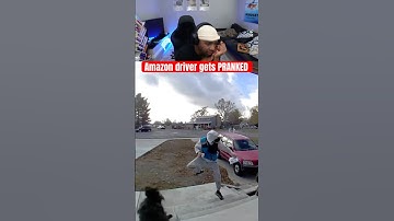 These people SCARED their Amazon delivery driver ￼#shorts