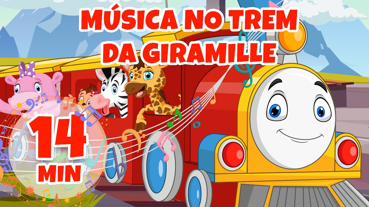 Música no Trem da Giramille - 14 min de Dança Animada com a Mille