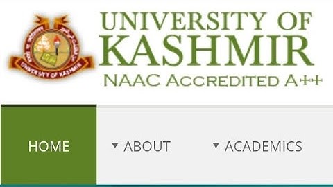 How to submit 3rd and 4th Semester Fee Kashmir University 