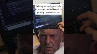 When you can’t figure out the bug #memes #coding #funny #programming #shorts