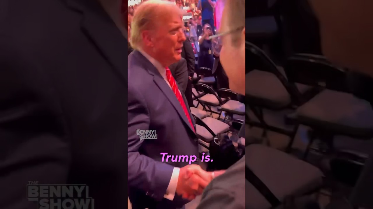 LEGENDARY🔥UFC Stadium ROARS “FJB” for Trump