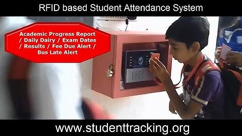 RFID based Student Attendance System for School   with Automatic SMS Alert to Parents