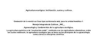 2026 08 21 CfWb 1 agroecología
