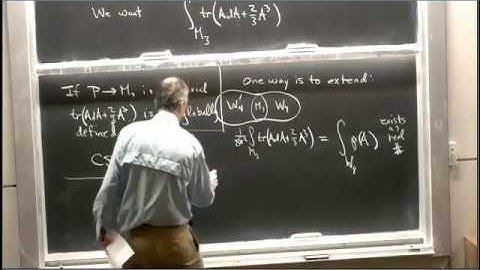 Lecture 03 - Introduction to 2+1 dimensional Chern Simons Theory, Gregory Moore, TASI 2019