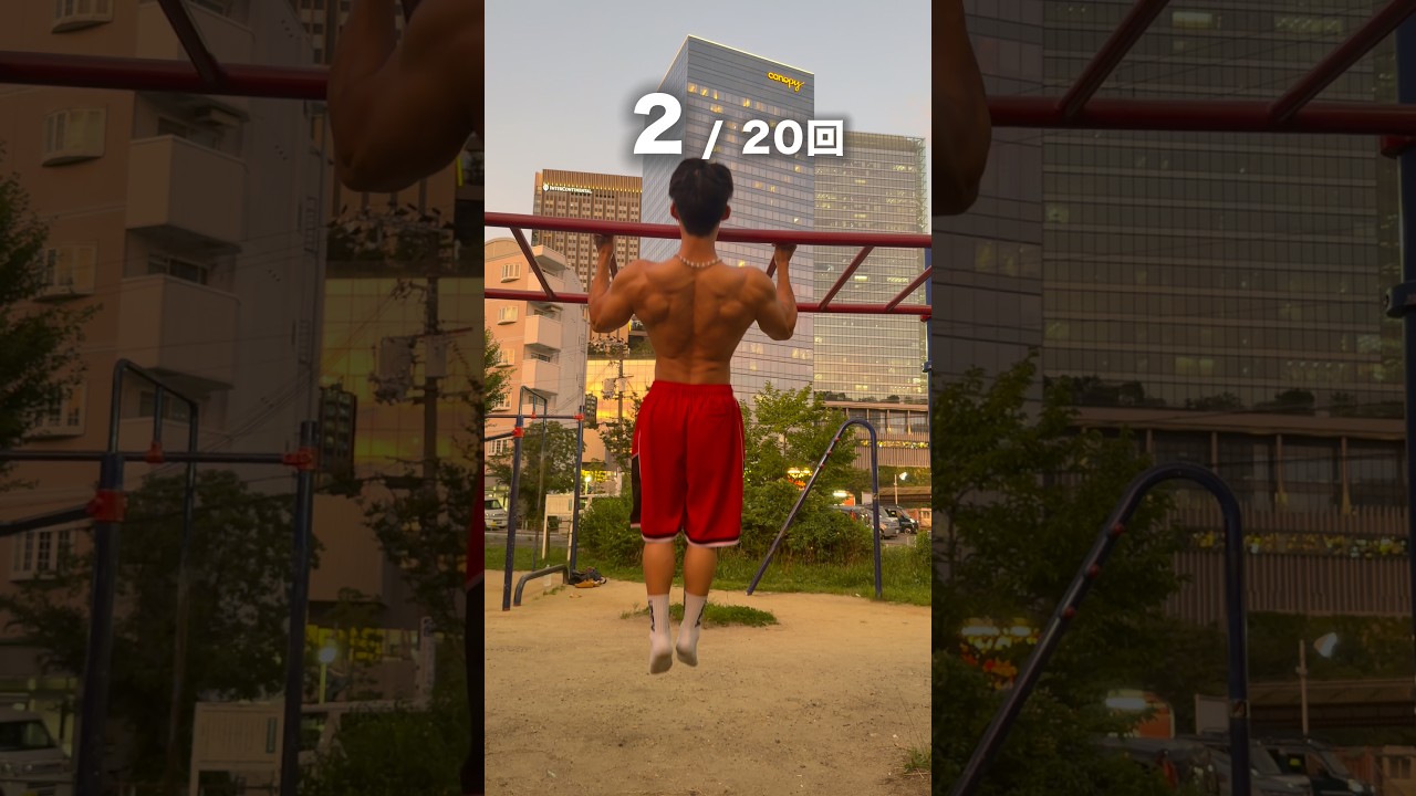 パラレル懸垂のMAXチャレンジしてみた! #shorts #筋トレ