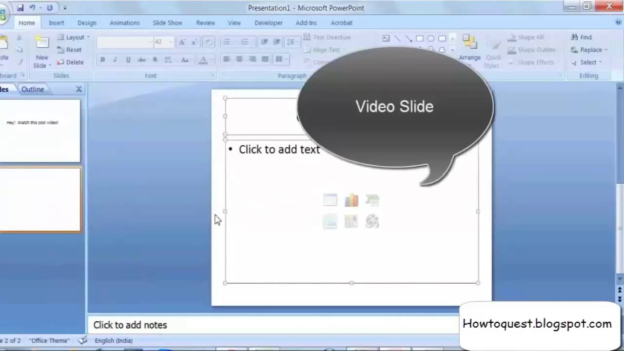 how to put a powerpoint presentation in youtube