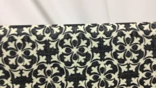 Waverly Courtyard in Noir Fabric | Upholstery Weight | BTY | 54