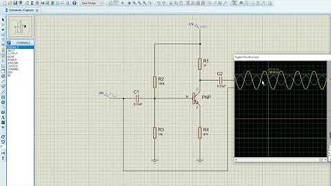 PNP transistor as a Common Emitter Amplifier -1