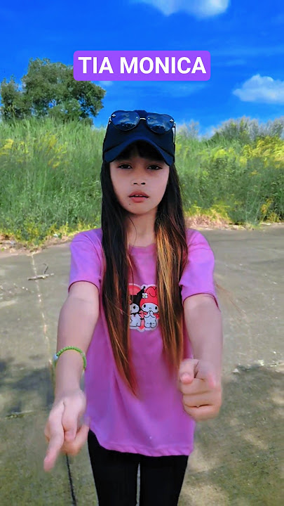 TIA MONICA | DJ TIMBUL CINTA LAM DADA PADA PANDANGAN PERTAMA #dance #tiktok #trend #dancechallenge