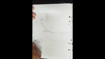 The great wave 🌊 drawing part 1