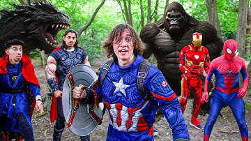 King Kong X Godzilla Vs Superheroes!