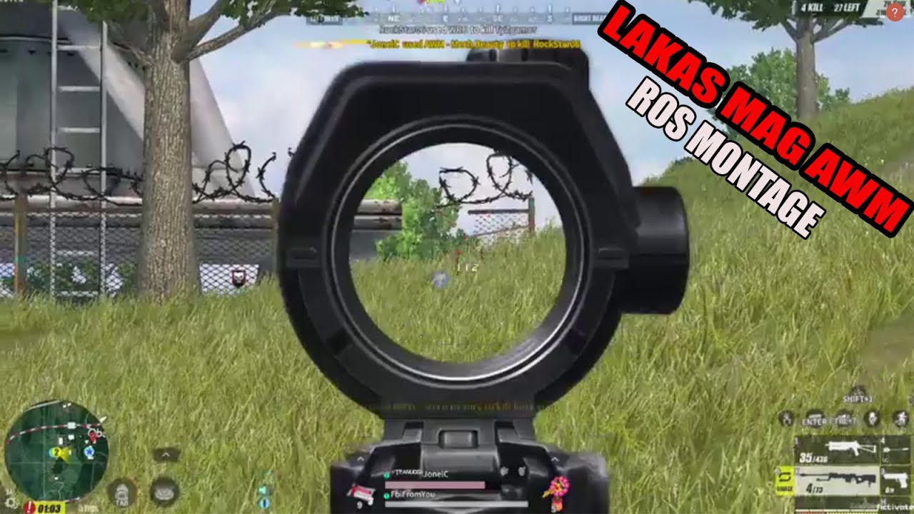 "LAKAS MAG AWM" (ROS MONTAGE) Rules Of Survival 