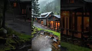 🌧️Rainfall Echoes in the Forest Hills #PureNatureHarmony #rain #scenery #relax #natureshorts