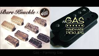 Bare Knuckle Nailbomb Ceramic Vs Gas Pickups - Flaming Gas Ms
