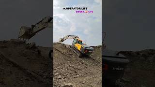 pahad per chadh gai volvo machine || excavator life india JCB machine #excavator #shortsfeed #jcb