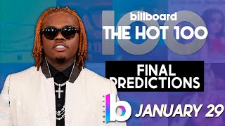 Final Predictions! Billboard Hot 100 Top 100 Singles (January 29th, 2022)