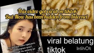 viral belatung viral di tiktok video || begini spoilernya || viral belatung