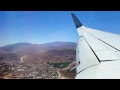 Palm Springs approach and landing