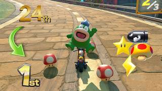 Can I Win by Always Bagging in Mario Kart World