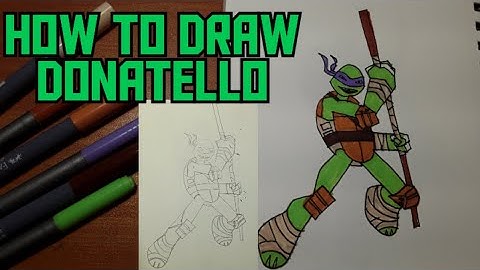 HOW TO DRAW: Donatello (TMNT 2012) | Jir Drawings