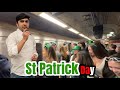 St patricks day parade  festivities in boston   boston goes green  umar yousafzai